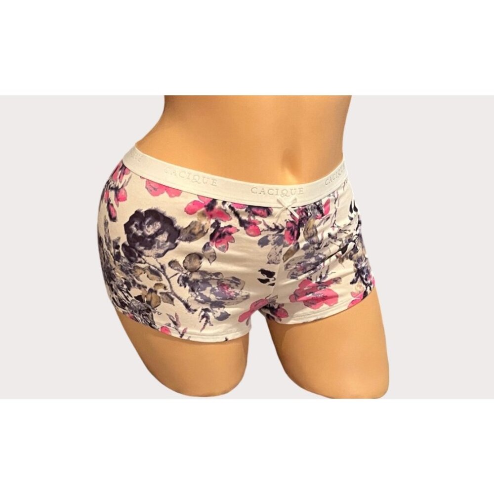 Lane Bryant Cacique Cotton Boyshort Panty With Wide Waistband 26/28